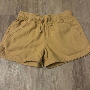Old Navy Tan High Waist Shorts Casual Style
